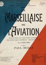 La Marseillaise de l'aviation Partitions gratuites